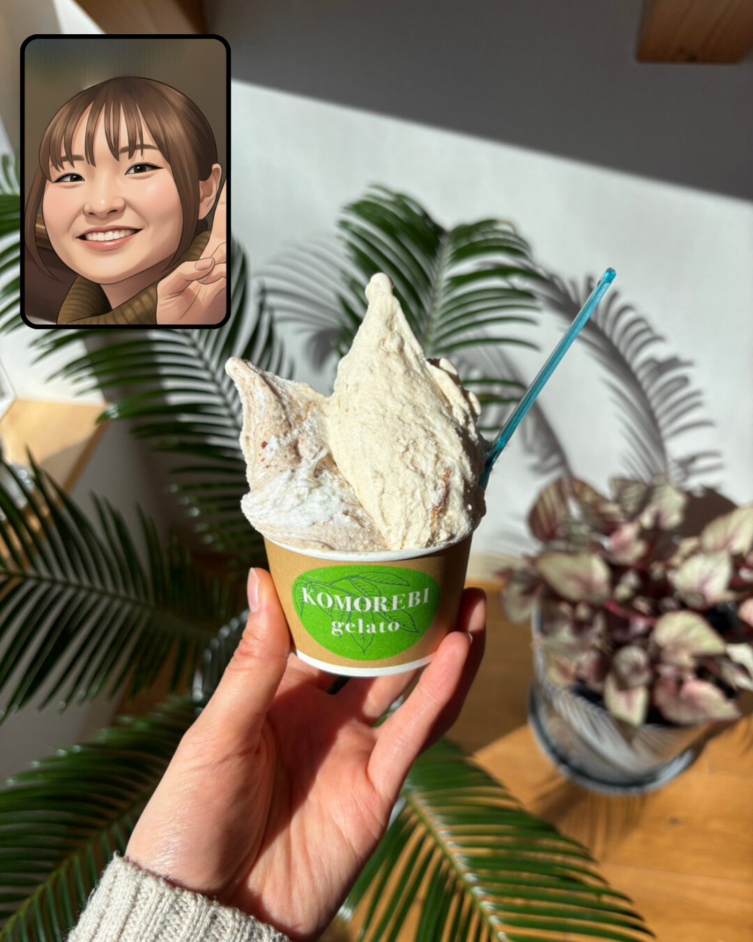 投稿についてもっと詳しく 秋保にあるKOMOREBI gelatoへ行ってきました🍨