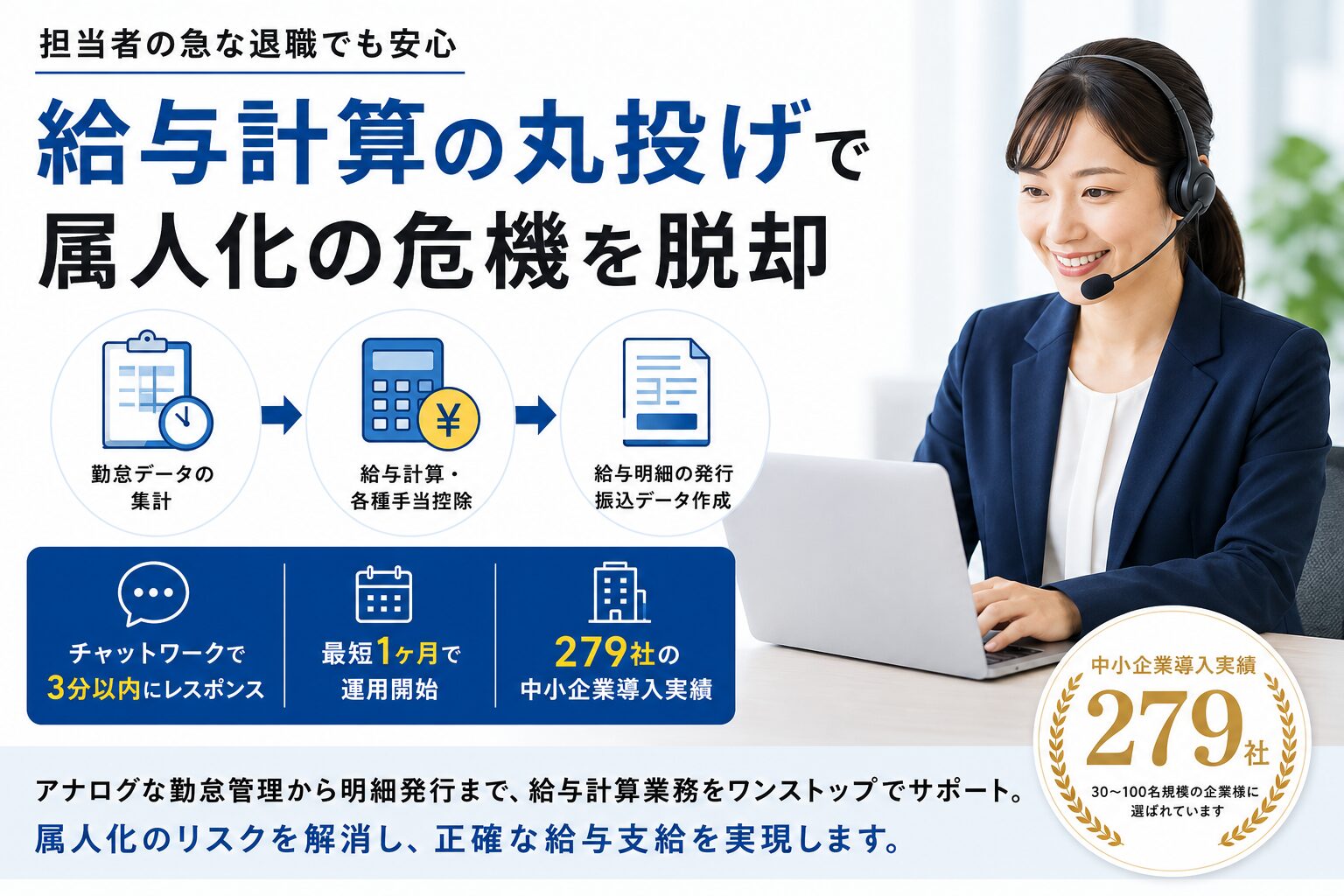 投稿についてもっと詳しく 【最新】給与計算の丸投げ代行とは？費用相場・業務範囲・失敗しない選び方